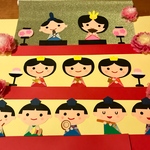 再販  3 壁面飾り ひな祭り