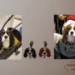 【受注注文】Dogモチーフ(キャバリア)のストラップ