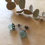 シー玉ピアス(クリア)