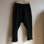 バイオウォッシュ加工リネンBKで作ったサルエルパンツ