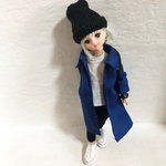 BLシンプルアウター＋ノースリーブWHインナー＋スキニーパンツBK 3点セット