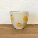 newリンゴの湯飲み茶碗（黄色）