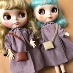 ブライス用フレンチコーデュロイコートblythe coat（あずきミルク）