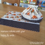 送料込み&値下げ❣️ 【通園・通学】♡女の子の入園、入学準備♡自転車クマさんのランチョンマット&お弁当袋セット