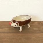 ハリネズミの苔玉鉢（小）
