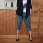 リネン サルエルパンツ