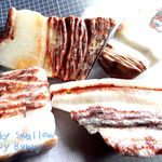 ✅ 1個 肉石 標本 彫刻 カービング ブラジル産 別名：積層カルサイト ミートストーン