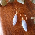 ブルーレースアゲートピアス
