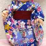 ぽぽちゃん☆お振袖（紫）