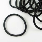 【30個入り】金具の無いリングゴム/ブラック