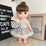 メルちゃん、ソランちゃんの服＊ワンピース&ミニバッグセット