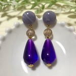 1点のみ！パープルピアス