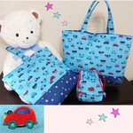 男の子用☆通園・通学バッグセット車