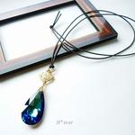 【☆SALE☆】Bermuda Blue＊*ロングネックレス。