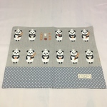 1022）35×25💛ランチョンマット♡パンダのパン屋さん🐼　幼稚園・保育園　男の子　女の子