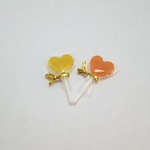 ミニチュアフード🍭ハートキャンディー(レモン&オレンジ)再販②         