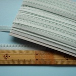 ストレッチレース（薄ミント・幅約12mm×１５ｍ）