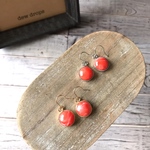 ✳︎毎日つけたい♡シンプルコーラルピアス・フックタイプ✳︎