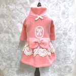 暖かいワンピース・ピンク色