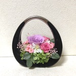 【popocyan50様専用】ピンクの薔薇のアレンジ♪ピンクバラプリザーブドフラワー桃色母の日花ブリザードフラワー結婚式誕生日プリザ薔薇プレゼント誕生日バラギフト花器サプライズ