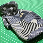 ヒッコリー柄パーカー♪オーダーサイズでお作りします(^^)