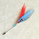 🐦ブローチ&ハットピン(フェザー)