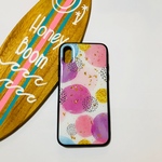 受注制作＊ゴールドチップ まる ニュアンス iphoneケース ふんわり 春 円 ドット