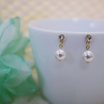 貼るピアス☆スワロフスキーパール   8mm