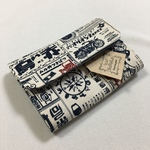 【送料無料】蛇腹カードケース 帆布   昭和レトロ な 看板