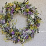 ラベンダーのボタニカルwreath