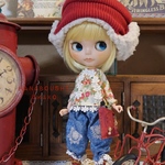 ＊フラワーブラウス＊パンツコーデ＊７点セット＊ blythe outfit＊ブライス ＊