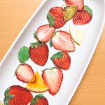 押しフルーツ たっぷりいちごセット 押し花素材