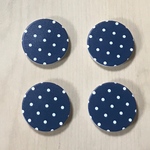 DOT NAVY DESIGN BUTTON PARTS