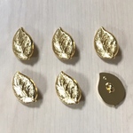 GOLD LEAF DESIGN BUTTON PARTS