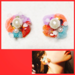 ふわくしゅピアス