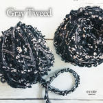 Gray Tweed☆引き揃え糸