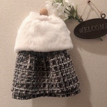 犬服 ハンドメイド ファーベスト