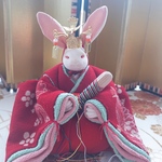 うさぎ雛セット＊小春雛(こはるひな)うさぎのお雛様、雛人形