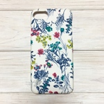 ビンテージフラワー 小花柄 オフホワイト スマホケース【Xperia/GALAXY/iPhone】