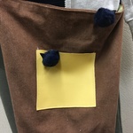 ＊お値下げ中＊　●猫耳ファー　クリップ♪　ネイビー　いろんなところにチョコン　大人もお子様も♪