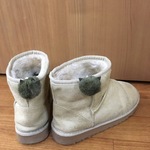 ＊お値下げ中＊　●猫耳ファー　クリップ♪　カーキ　いろんなところにチョコン　大人もお子様も♪