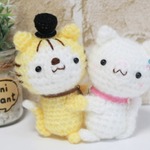 離れたくない！ギューな仲良し猫ーズ(黄＆白)