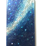 ご予約品 銀河柄iPhone５ケース