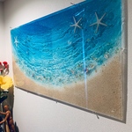 壁掛けパネルスタンド ブルームーンビーチ 90×45