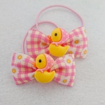 ミニツインリボンヘアゴム ひよこ