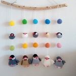 《torikuma様オーダー品》文鳥モビール