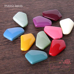 シンプルな五角形ビーズ ミックス約100g　/beads580