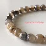 ★細身の強運ゴールドルチル5.5-6mm＊人生の成功ブレスレット★発展★仕事運★健康促進★恋愛成就★家庭円満★天然石★パワーストーン★運気アップ★