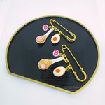 れんげラーメンと煮たまごのピン フェイクフード