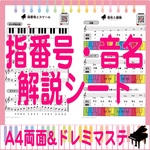 ピアノ 教材 鍵盤 音名 ドレミ 指番号 を学べる